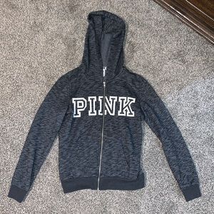 XS PINK full zip hoodie
